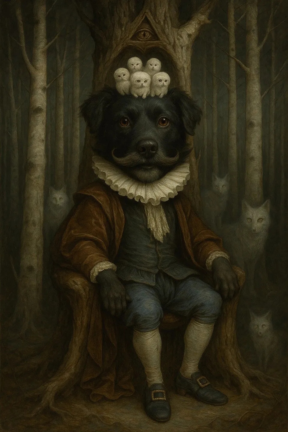 A Dreamlike Allegorical Scene example