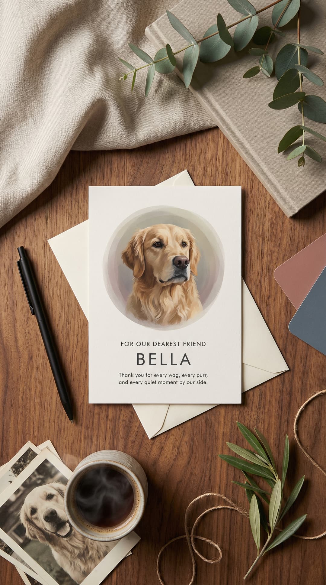 Art in a Sec Memorial Card