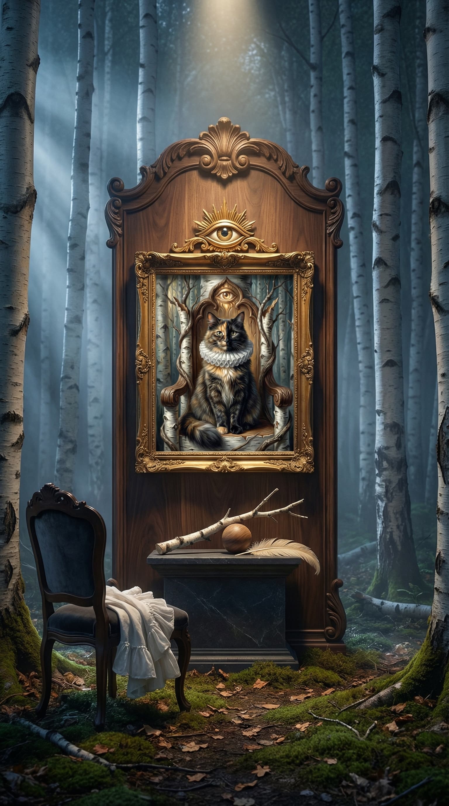 Finished surreal pet portrait