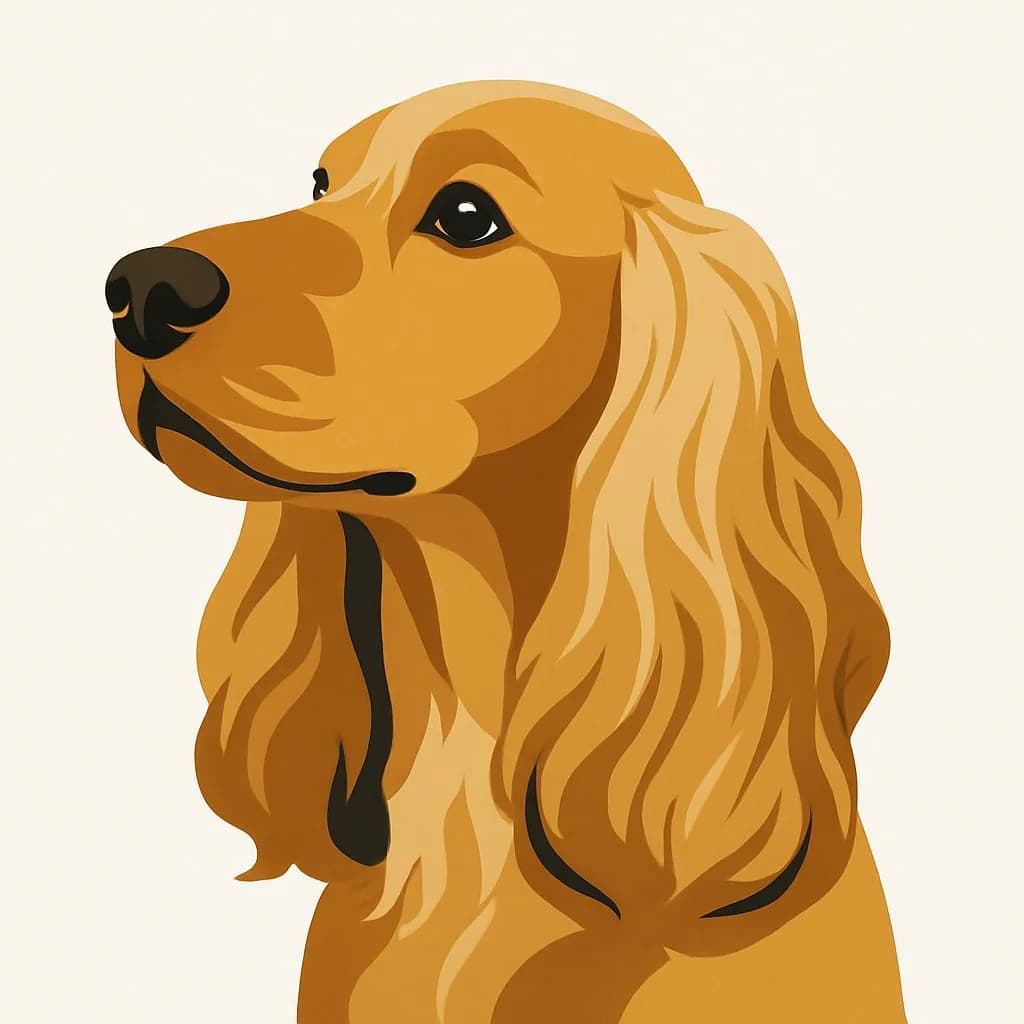 Impasto-style pet portrait print with rich colors and detail