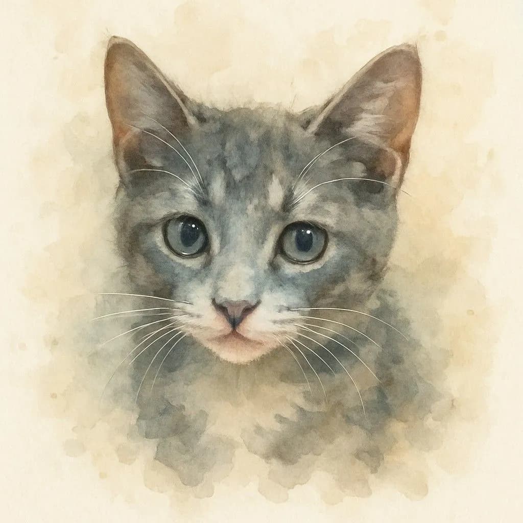 Customized Pet Portrait Example