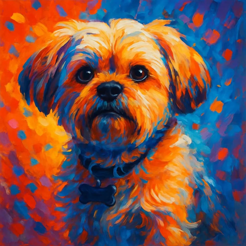 Cover image for pet portait style Expressive Impasto Pet Portraits