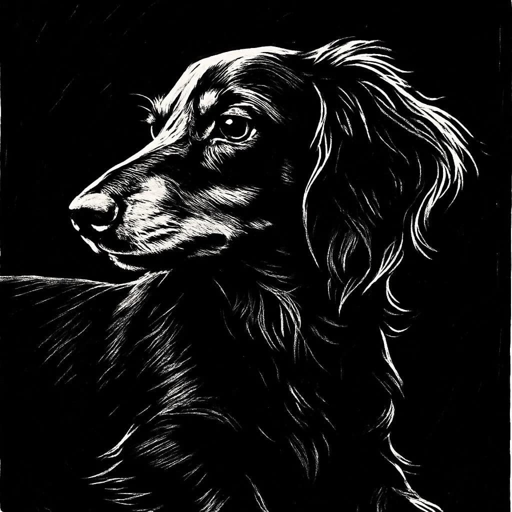 Cover image for pet portait style Custom Pet Portraits with Dark Backgrounds