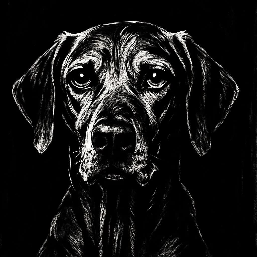 Customized Pet Portrait Example