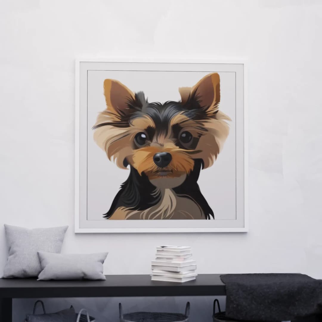 Customized Pet Portrait Example