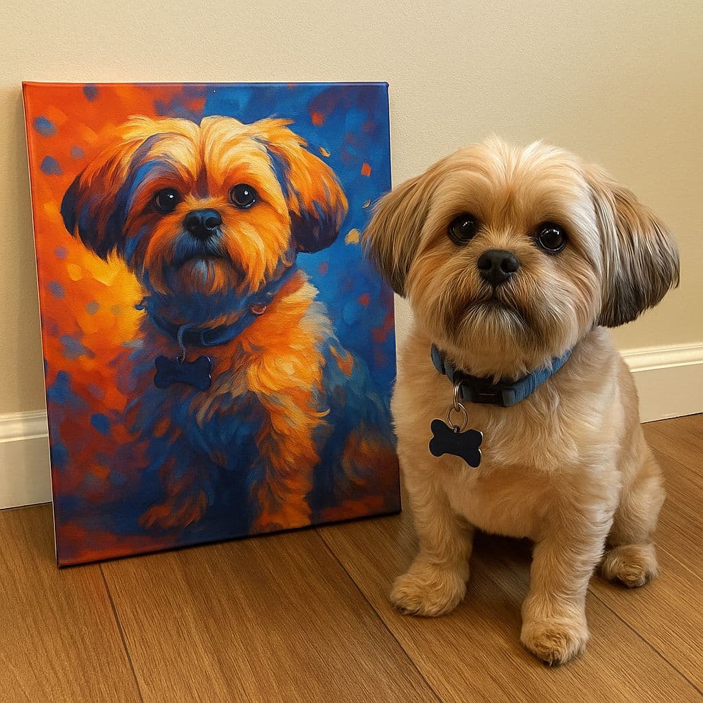 Hand finished artwork