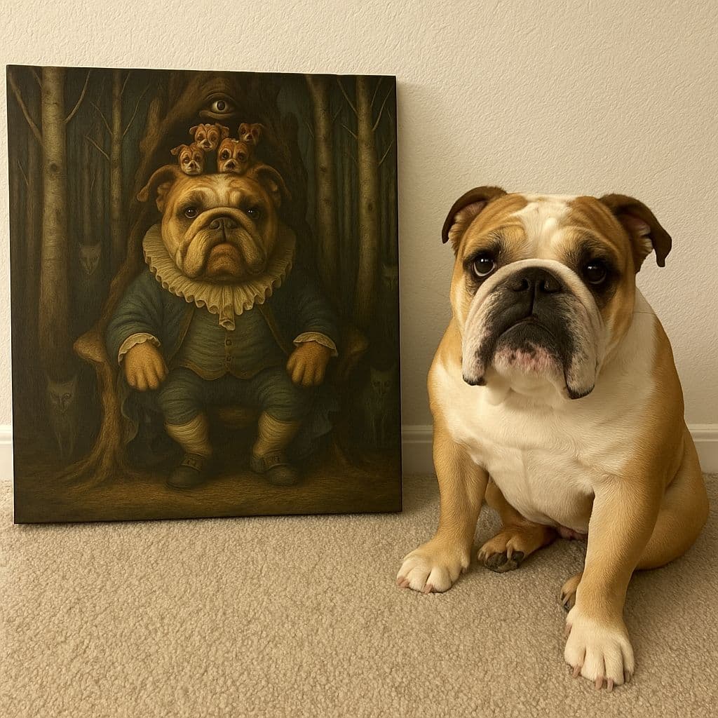 Finished portrait example