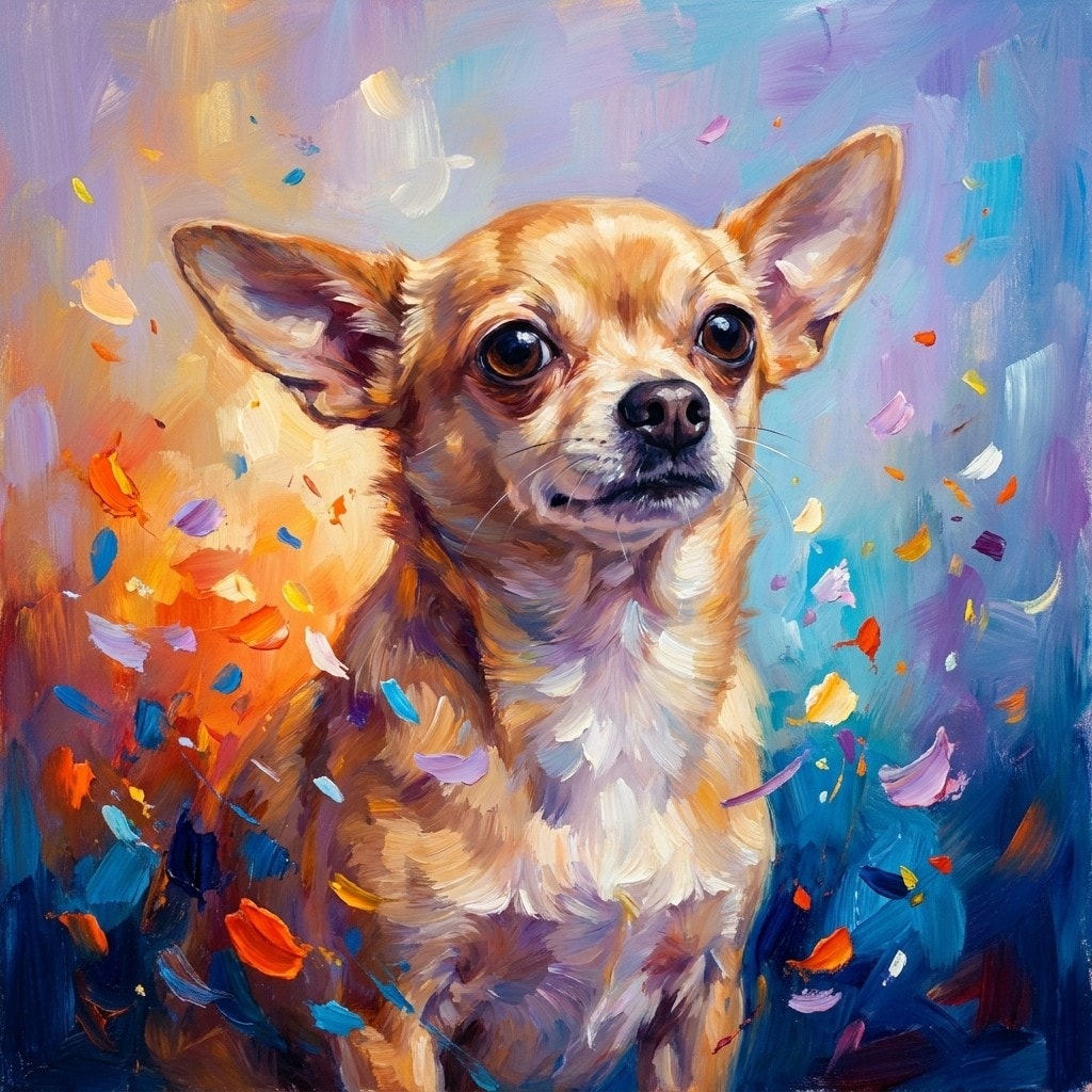 Impasto Pet Portraits Example