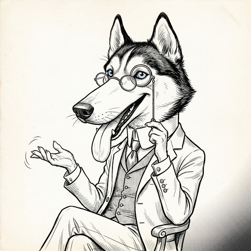 Caricature Pet Portrait