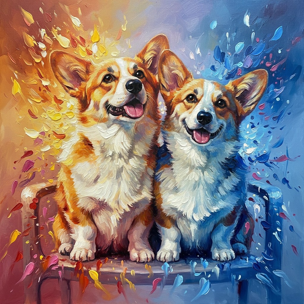 Impasto Pet Portraits Example