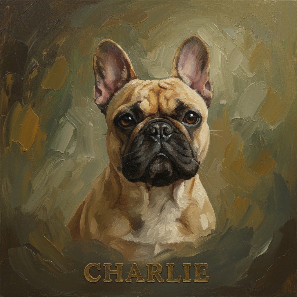 Impressionist Light Play Pet Portraits Example