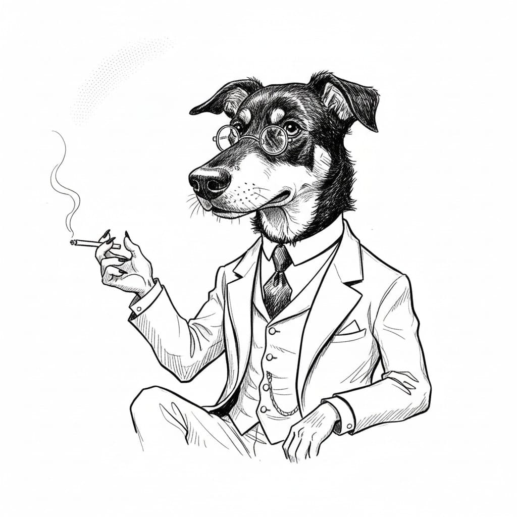 Caricature Pet Portrait