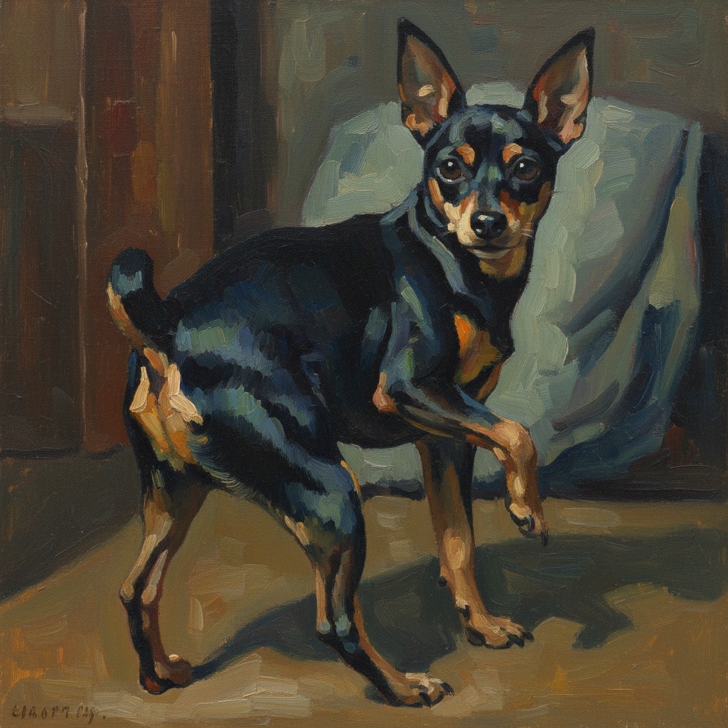 Custom Oil-Painted Pet Portraits Example