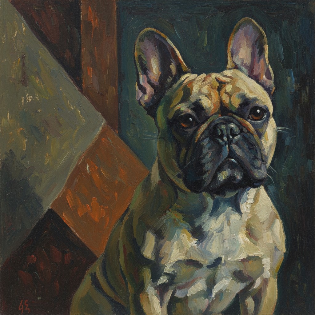 Custom Oil-Painted Pet Portraits Example