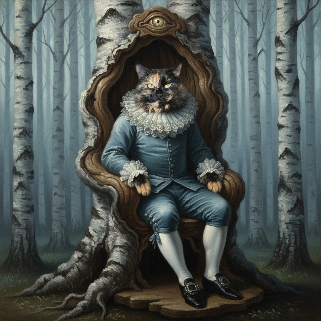 Surreal Classical Pet Portraits Example