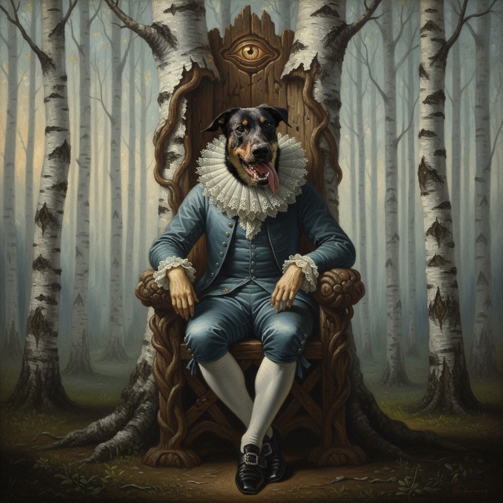 Surreal Classical Pet Portraits Example