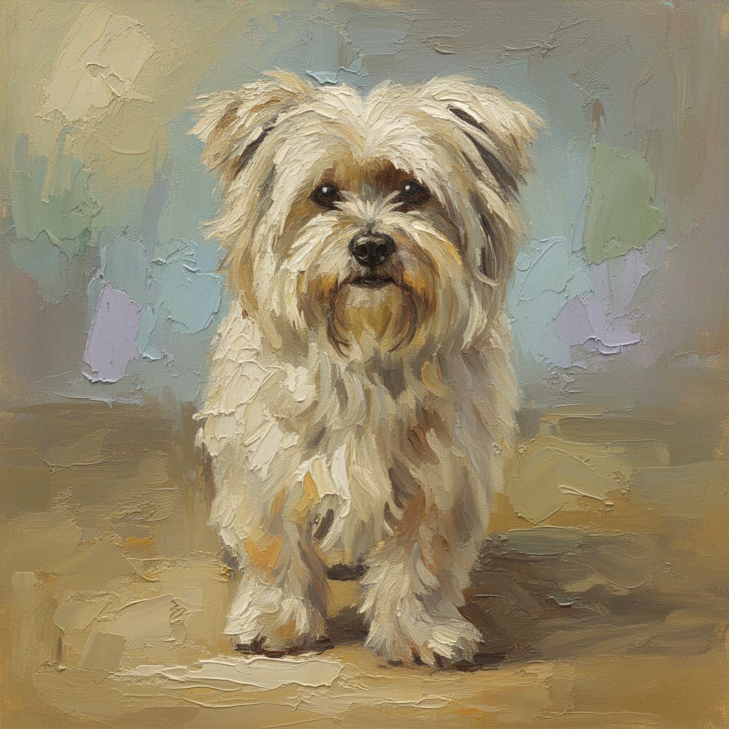 Art in a Sec artist hand-painting a custom cat portrait