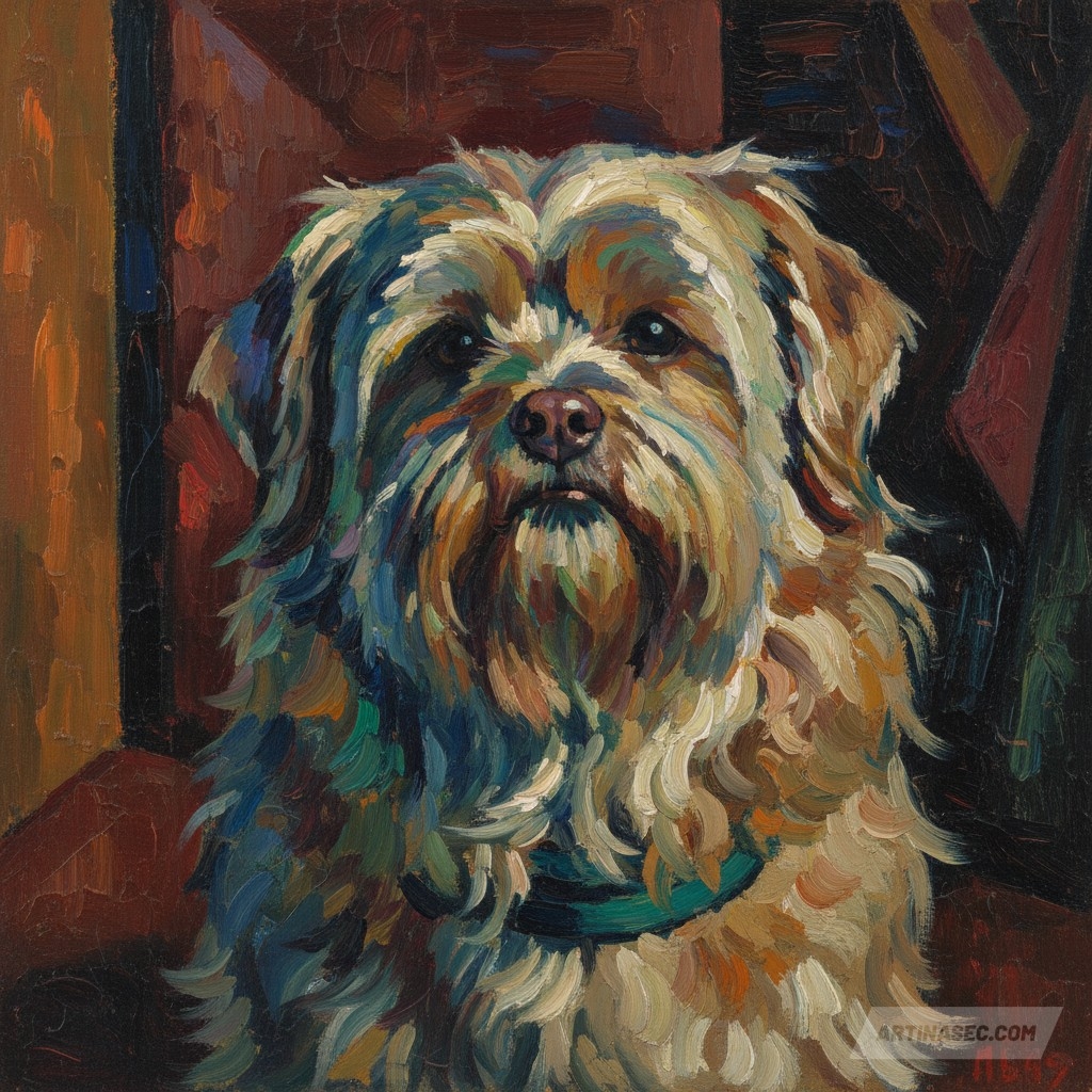 Vivid Expressionist Brushwork example