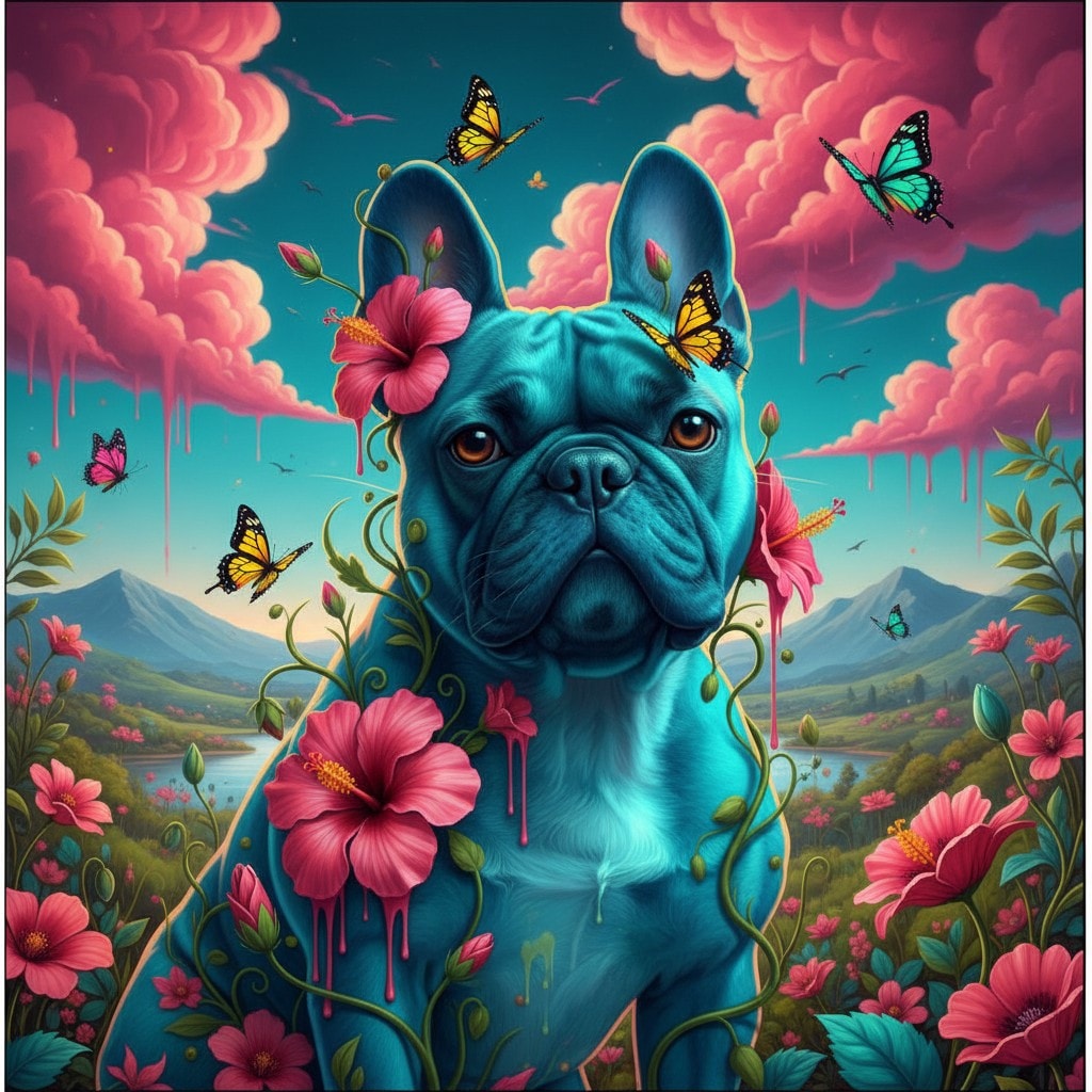 Imaginative Collage Pet Portraits Example