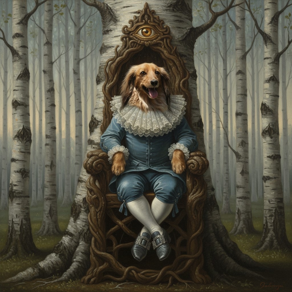 Surreal Classical Pet Portraits Example