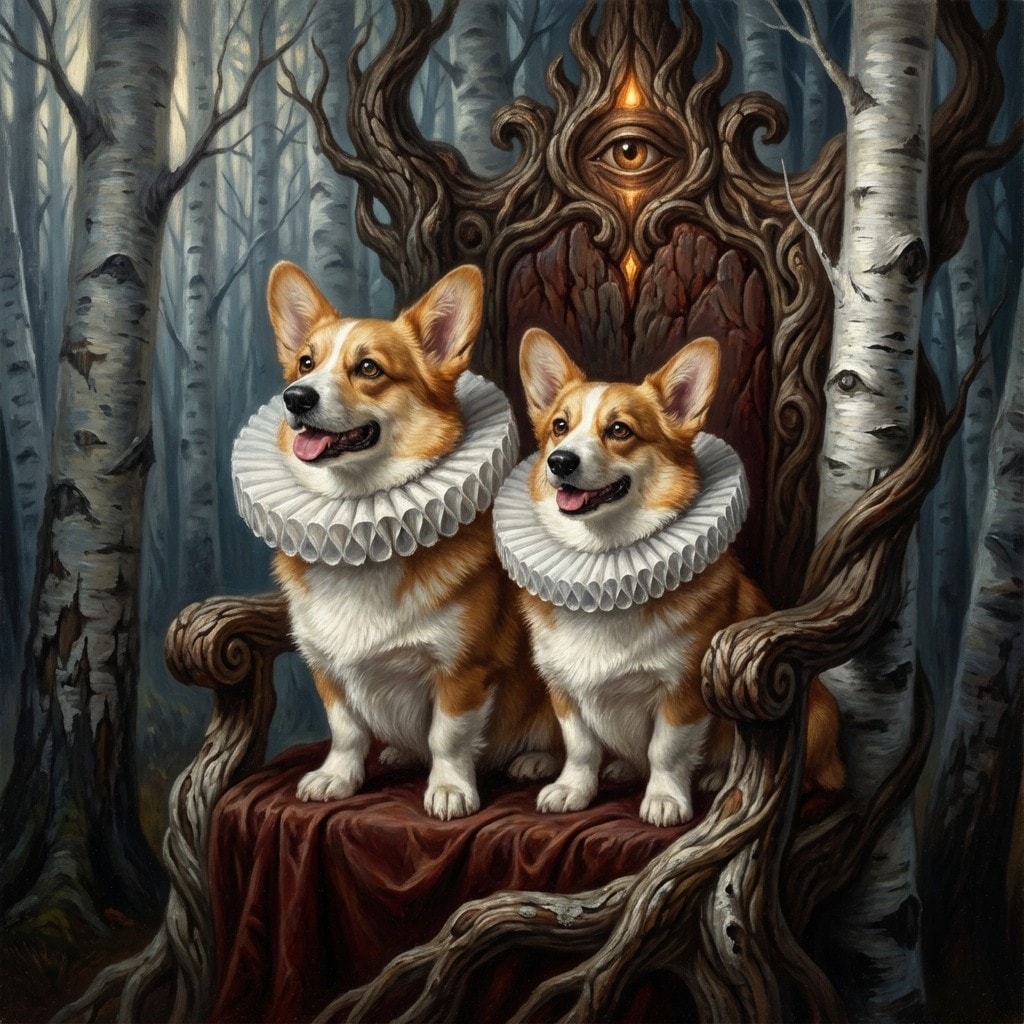 Surreal Classical Pet Portraits Example