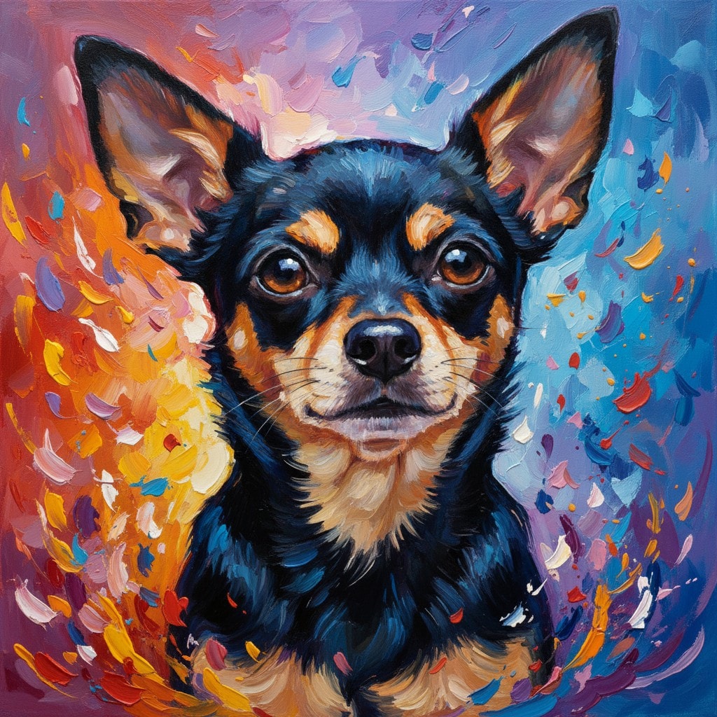 Impasto Pet Portraits Example