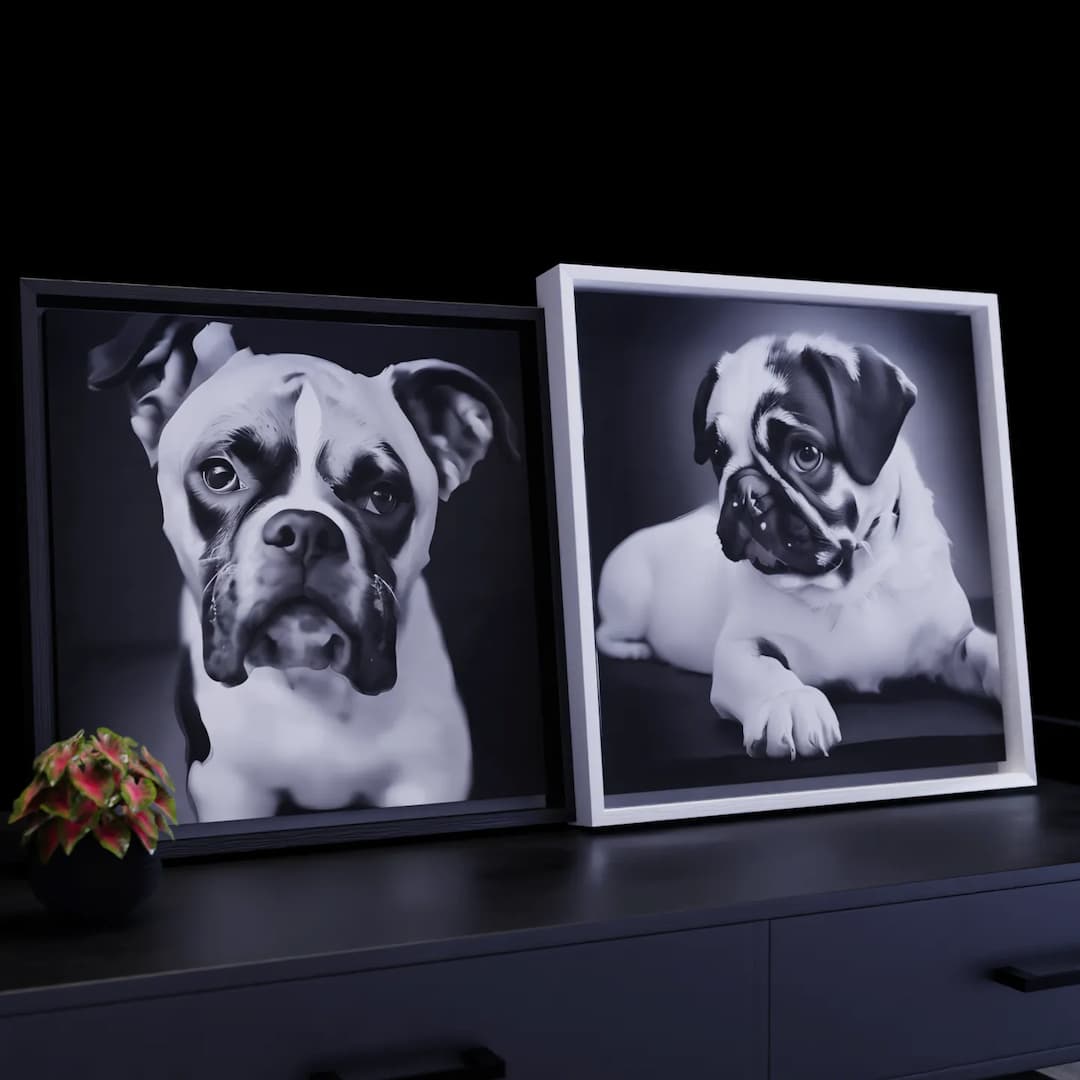Cover image for pet portait style Classic Black & White Pet Portraits