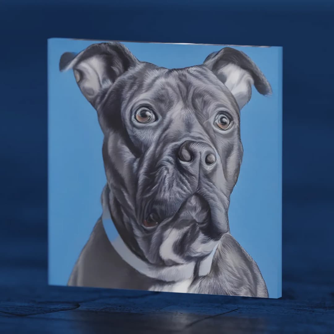 Customized Pet Portrait Example