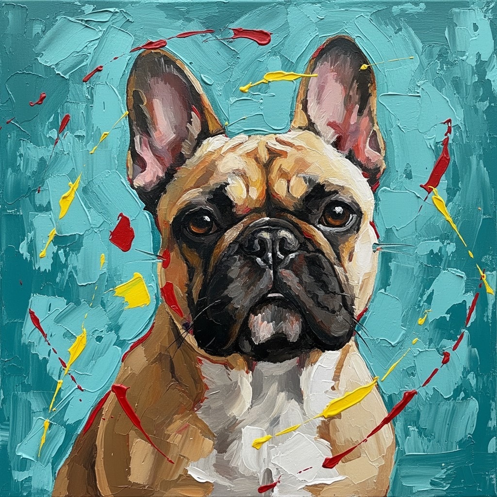 Bold, Expressive Impasto Style example in the What a Lovely Day Pet Portraits style